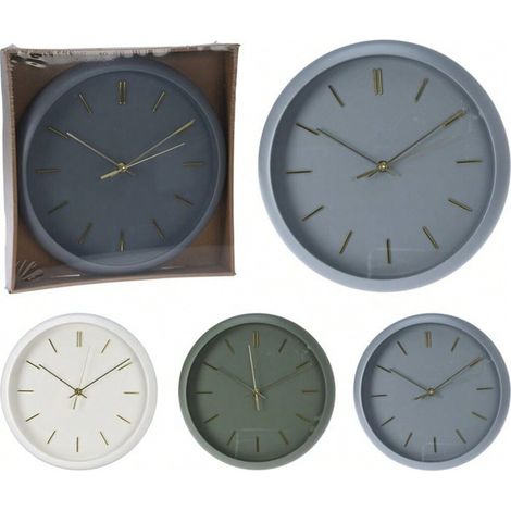 Moderne Wanduhr 30x45 cm, klares Zifferblatt, großes rechteckiges Format, ideal für Wohnzimmer oder Büro, einfach aufzuhängen, zeitgenössischer Stil. (1/4)