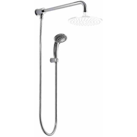 Ensemble de douche avec bras de douche 40,tuyau,douchette multi-jets et support de douche (1/4)