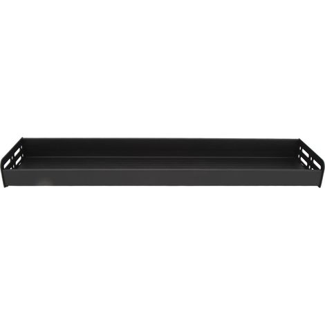 Étagère à épices murales amovible, organiseur suspendu de condiments pour cuisine et salle de bain, 60 cm, noir (1/5)