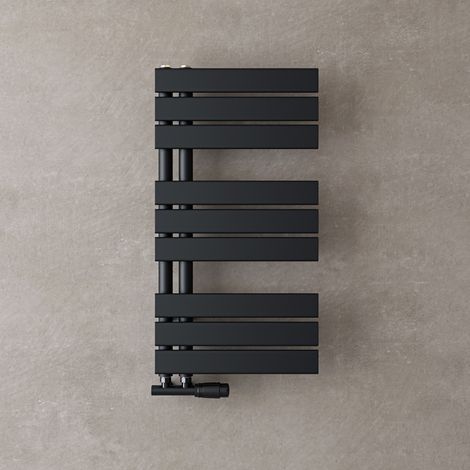 doporro Badheizkörper Badheizung Handtuchheizkörper 76x40cm Handtuchtrockner Handtuchwärmer Seitenanschluss Weiß 324 Watt (1/5)