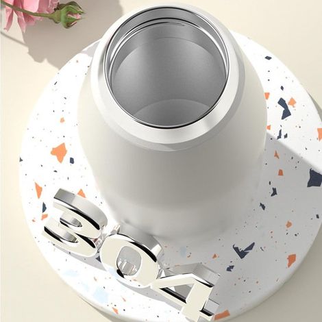 Grande thermos conico da 1080 ml con manico, tazza termica in acciaio inox, tazza per bevande calde e fredde, riutilizzabile, isolata. (1/5)