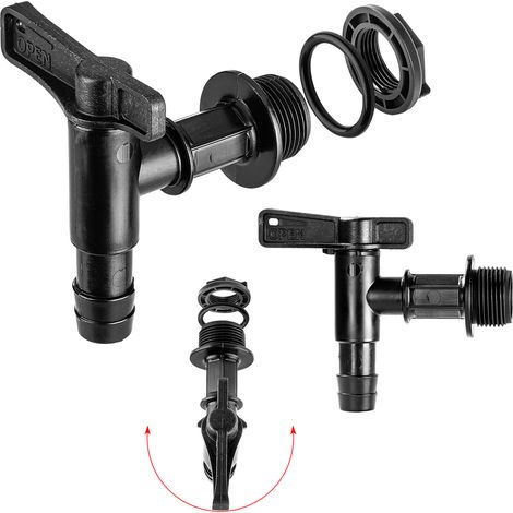 KADAX Wasserhahn für Regenwassertank Cantap ITAP1-S