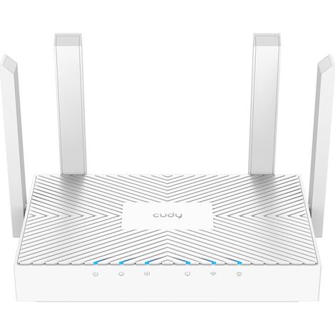 Routeur sans fil Cudy WR1300E Gigabit Ethernet double bande (2,4 GHz / 5 GHz) Blanc (1/4)