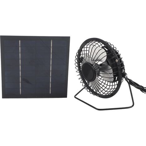 Jeffergarden Mini panneau solaire 5W avec ensemble de panneaux solaires photovoltaques pour ventilateur de refroidissement portable pour serre-DOU