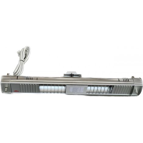 Chauffage infrarouge 2000W avec fonction brumisateur (pompe et acc non incl) silver 700x97x140mm 230V IP67 INFRAFRESH IHN20S (1/4)
