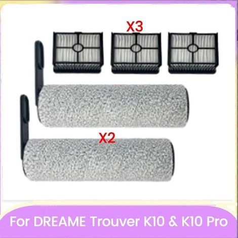 pièces pour aspirateurs Dreame Trouver K10 et K10 Pro : kit de brosse, rouleau et filtre pour un nettoyage amélioré. (1/5)