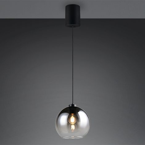 Lampe suspendue Liora Verre fumé - R36601054