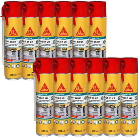 Set di 12 schiume espansive manuali all-in-one SIKA - SikaBoom 128 - 500ml