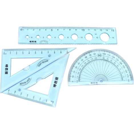 Règles flexibles et transparentes à motif ondulé pour la (1/5)