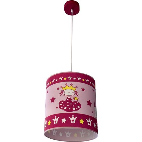 Plafonnier ENFANT rose PRINCESS CR 99-008-01-140 (1/4)
