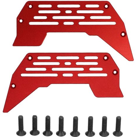 Plaques de protection en alliage d'aluminium pour voitures radiocommandées Arrma séries 1/7 et 1/8 (1/5)