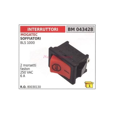 Interruttore MOGATEC motore soffiatore BLS 1000 043428 80030130