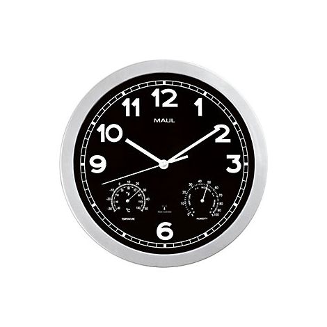Reloj de pared MAULdrive Ø 300 mm de plástico marco (1/2)