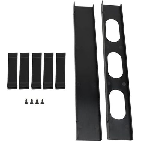 Plateau de gestion des câbles multi-trous, à placer sous le bureau, organiseur de câbles, support de multiprise polyvalent pour bureau à domicile (1/5)