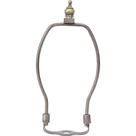 Support de lampe en forme de corne, 1 pièce, pour abat-jour (7 pouces, bronze)-20.30X9.00X2.00CM (1/4)