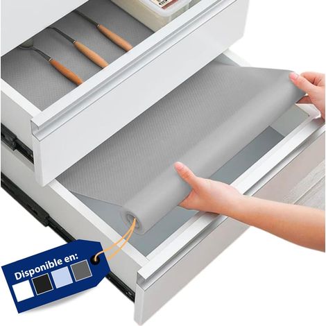 1 Rouleau Tapis Antiderapant EVA Transparent 60x500cm Decoupable Pour Tiroir Cuisine Frigo Placard
