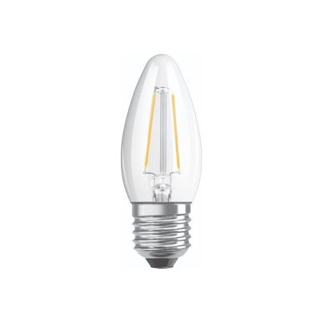 Osram 590670 Parathom Retrofit Classic LED E27 Clear Filament Bulb 4.8W 470lm - 827 - Dimmable - Equivalent to 40W (1/2)