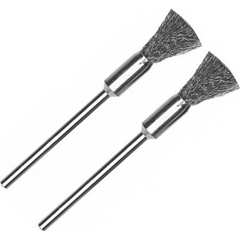 Brosse pinceau en acier Ø 8 mm - Proxxon