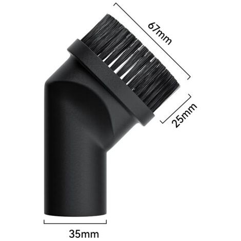 Set Di Tre Spazzole Rotonde per Aspirapolvere, 35 mm di Diametro Interno, Accessori per la Pulizia di Divani e Angoli Difficili-AUTRES (1/4)