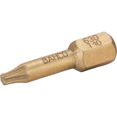 Bahco 1/4 Diamant-Torsions-Schraubendreher Bits für TORX-T40-Schrauben 25 mm - 5 Stk. pro Kunststoffbox (1/3)