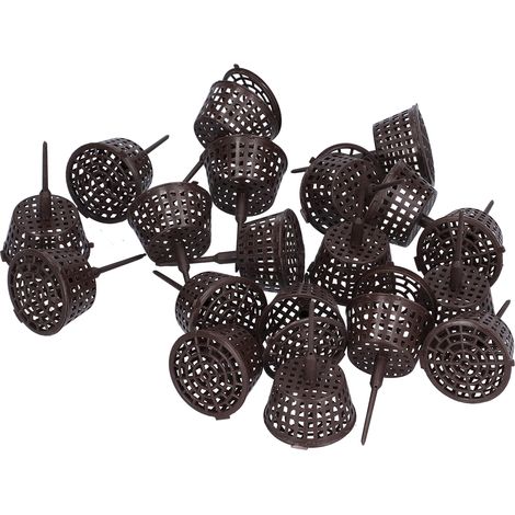 Panier à Engrais en Plastique 20 Pièces, Boîte de Fertilisation Durables Anti-Vieillissement pour Bonsaï avec Couvercle, Accessoires de Jardinage (1/5)