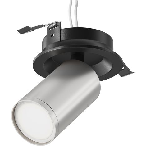 Plafonnier Maytoni Focus S noir alu GU10 10W IP20 52mm (1/4)