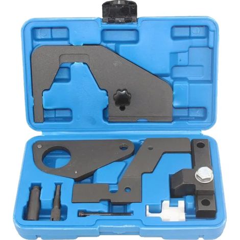 Kurbelwellen-Arretierwerkzeug-Set, Stahl, Gewicht 3 kg, Größe 10 x 20 x 30 cm, kompatibel mit Ford 2,0-Liter-Motoren, 8-teiliges Set (1/5)