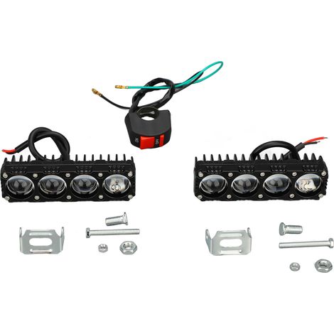 Zusätzliche LED-Leuchten für Motorräder, Stromversorgung DC 9-80V, IP68 wasserdicht, Mini-LED-Scheinwerfer, Fahrscheinwerfer, Arbeitsscheinwerfer. (1/5)
