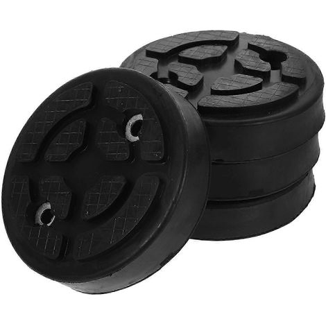 Lot de 4 patins de protection professionnels en caoutchouc pour pont élévateur à deux colonnes (1/5)