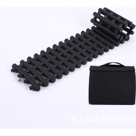 Car license plate holder (with storage bag), anti-slip mat, sand/mud/snow traction board