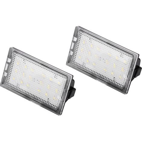 Plaque d'immatriculation LED pour Land Rover Discovery 3 / LR3, éclairage de plaque, kit de 2 ampoules blanches (1/5)