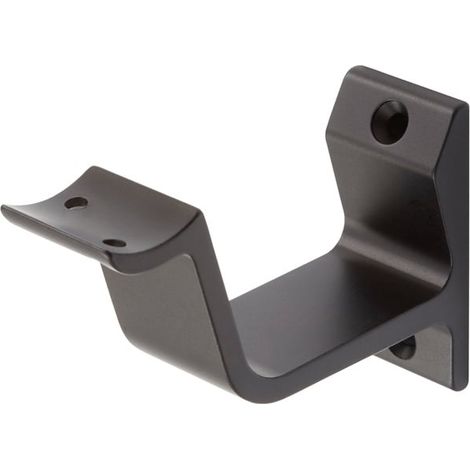 Support de rampe design déport 76 mm socle concave - aluminium (1/2)