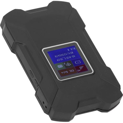 Point d'accès Wi-Fi mobile 4G, routeur Wi-Fi portable, supporte jusqu'à 32 utilisateurs, format de poche, avec écran couleur de 1,44 pouce, pour les Amériques, l'Europe et l'Australie (noir). (1/5)
