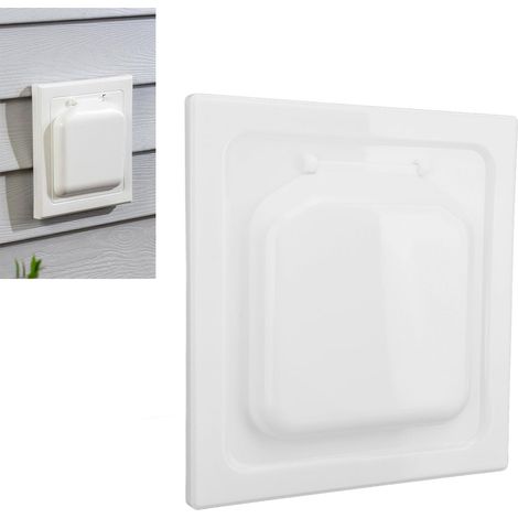 Accessoires pour grille d'aération de sèche-linge à double porte : grille d'aération, couvercle de ventilation, hotte. (1/5)