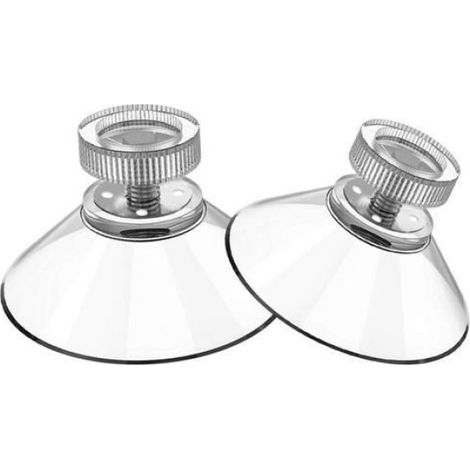 Quatre ventouses transparentes,adaptées au verre peuvent être utilisées dans les salles de bains, les chambres et les cuisines. (1/4)