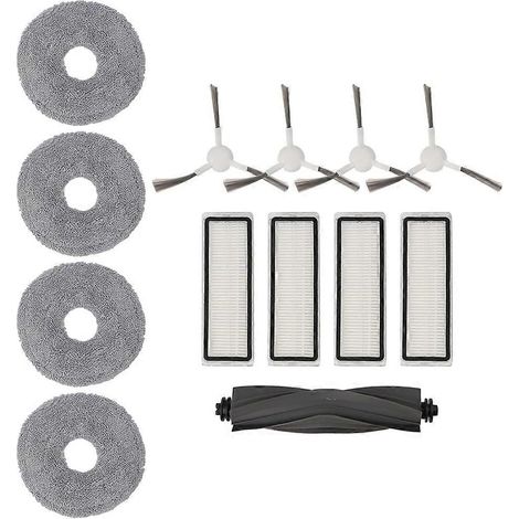 Filtre pour aspirateur brosse pour aspirateur Filtre de brosse pour aspirateur filtre de Dreame L10 Prime and Pro Robot Aspirateur Main Side Brosse HEPA Filtre Serpillière Cloth pièce détachée (1/5)