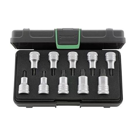 Stahlwille 54TX/10 TLG.KN Kit inserti giravite a bussola 1/2 (12.5 mm) 10 parti 96032005 (1/2)