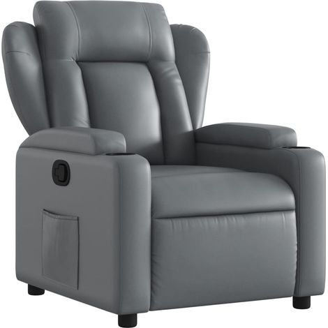 Maison Exclusive - Relaxsessel Grau Kunstleder