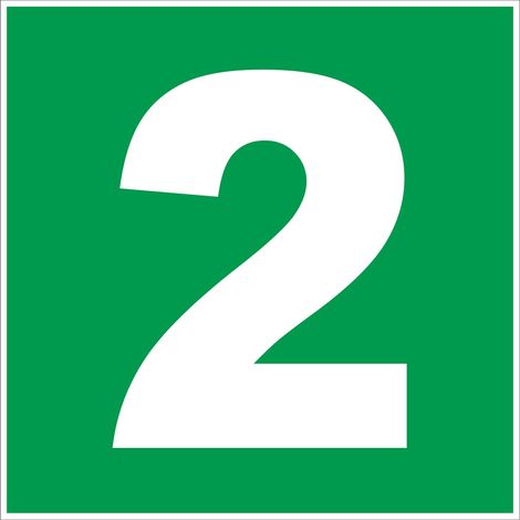 N°2 - 200x200mm - Rigide Vert - 4220475