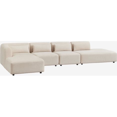 SKLUM Modulares Ecksofa mit linker Chaiselongue, 4-teilig, mit Ottomane Fogler                                   