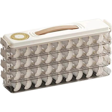 Boîte de conservation hermétique pour aliments - Boîte empilable pour raviolis et biscuits A (1/5)