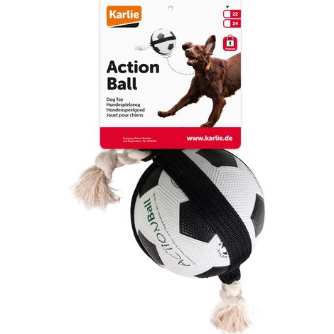 K & F Actionball Soccer 12,5 cm bianco/nero