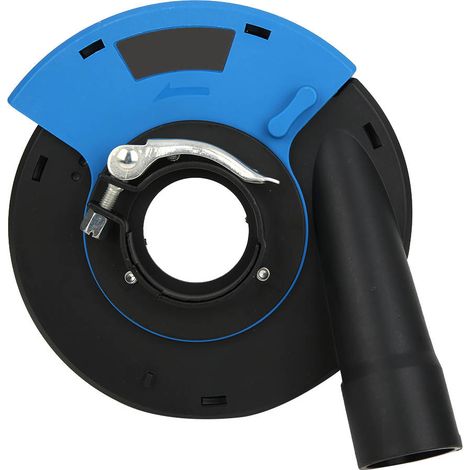 Housse de protection anti-poussière 5 pouces pour meuleuse d'angle, en plastique PC et métal, bleu et noir, accessoire indispensable (1/5)