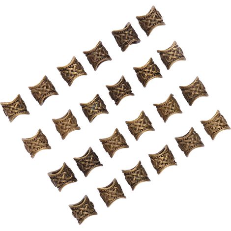 Perles en Alliage pour Tresses Dreadlocks, Tube Capillaire Décoratif, Accessoires pour Bracelet et Collier en Bronze (1/5)