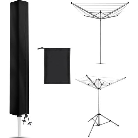 Housse Sechoir Parapluie Imperméable, Housse Sechoir pour à Linge, 210D Oxford Coupe-Vent Housse Etendoir Parapluie à Linge(160x15x15cm) (1/5)