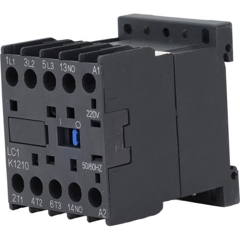 Contacteur AC boîtier PC Points en alliage d'argent haute sensibilité Type K 12A 1NO tension de bobine de puissance 220V (1/5)