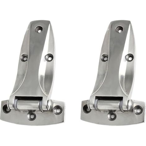 CCYKXA Set of 2 heavy-duty stainless steel T-type door hinges for industrial equipment - Folding accessories for furniture and machinery (1/5)