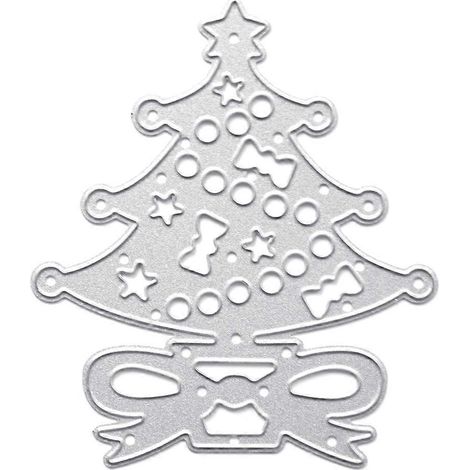 Stanzschablone für Weihnachtsbögen aus Metall, DIY-Scrapbooking-Album, Papierkarte