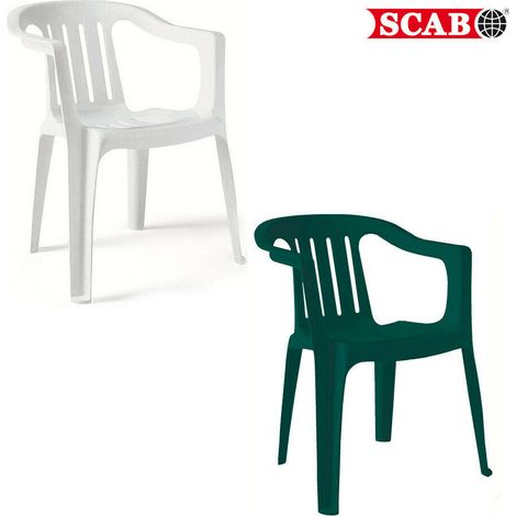 Sedia monoblocco Giada BIANCA (1/3)