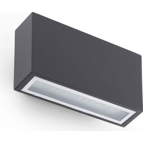 Faro Tane - Applique Murale LED Extérieure Up Down Gris Foncé IP44 (1/4)